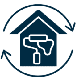 Painting and renovation illustration