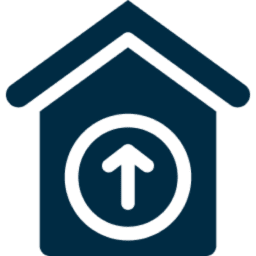 Home symbol pointing upward